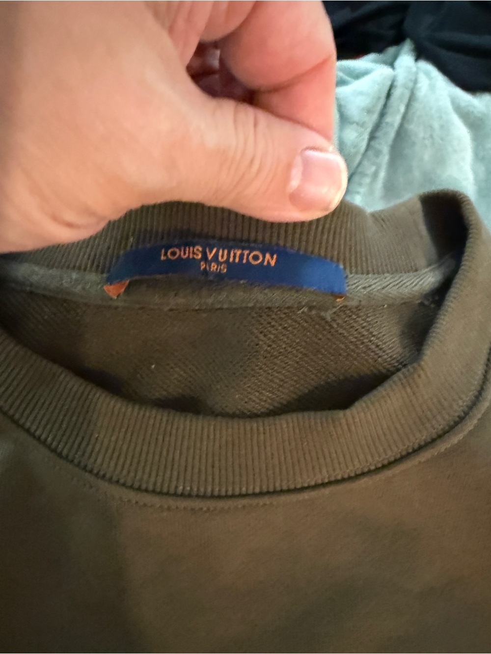 Louis Vuitton Brown Knit Crewneck Sweatshirt